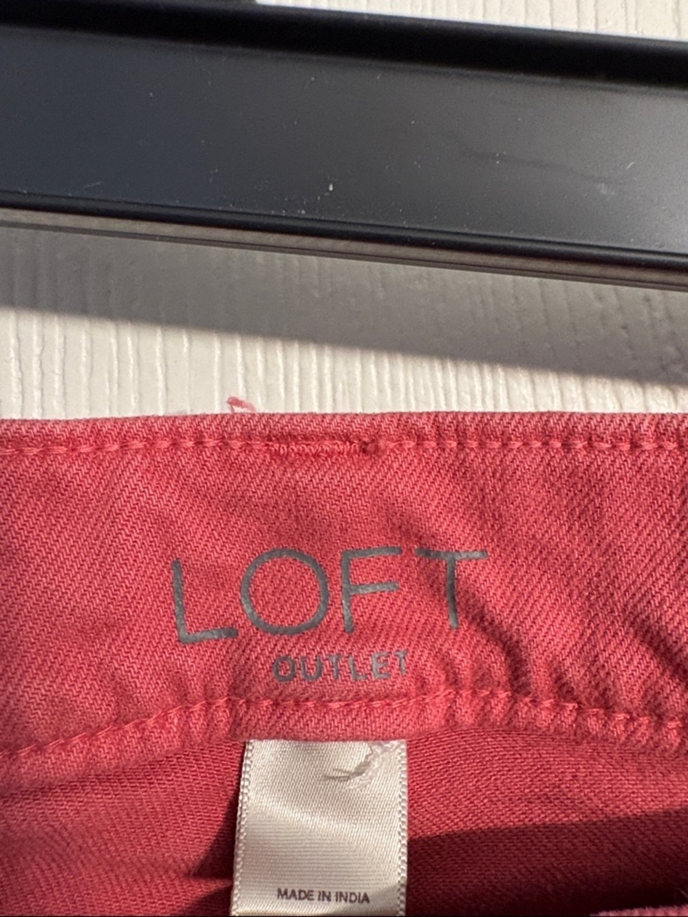 LOFT Salmon Skinny Jeans - Picture 2 of 5